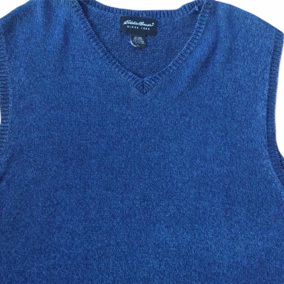 Eddie Bauer Linen Blend XL Oversized Vest 54 chest - Picture 1 of 5